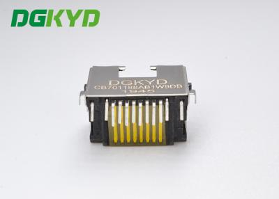 China 1X1 Low Profile RJ45 for sale