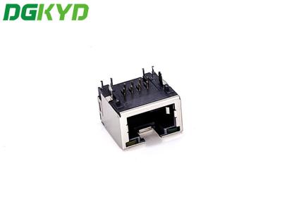 China DGKYD60S1188AB2A6DY1008 60S Single Port TAB UP RJ45 Network Connector With LED for sale