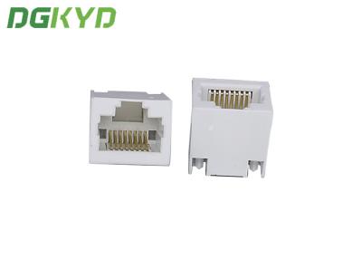 China DGKYD52T1188IWC1DB1019 Single 180 Degree Tongue RJ45 Network Socket Without LED for sale