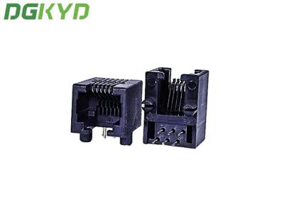China DGKYD53211166IWA1DY1017 PBT rj45 Modular Jack ，RJ45 Single Port Connector Without Led for sale