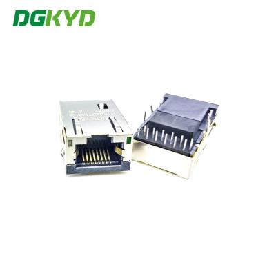 China DGKYD1711Q242FF5WA7CBDB057 Tab Up 1000 Base-T 30U 8P12C Ethernet Modules Integrated Magnetic RJ45 Connector Network Inte for sale