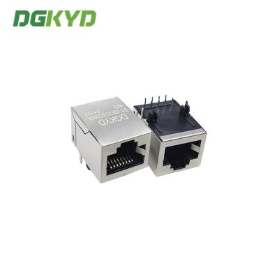 China DGKYD211B003GWA4D DIP RJ45 Single Port Modular Network Connector for sale