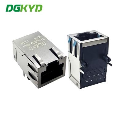 China DGKYD Gigabit Ethernet Filtering 10P8C Modular RJ45 Jack for sale