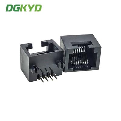 China KRJ-53248P8CNL Industrial Grade RJ45 Connector Modular Module Interface All Plastic Without Filter 8P8C Single Interface for sale