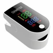 China 25-250 BPM Fingertip Digital Pulse Oximeter LED 4 Colors Display for sale