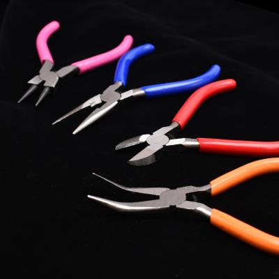 China Stainless Steel Hand Mini Mini Diagonal Cutting Pliers Small Flat Nose Pliers for sale
