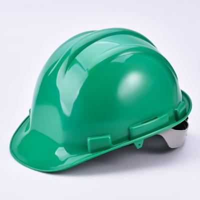 中国 緑の高さの安全ヘルメットの建築工事の帽子の消防士 販売のため