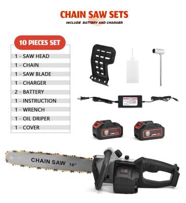 China 100mm Cordless Handheld Chainsaw 3 KGS 16in Chain Saw Cutter for sale