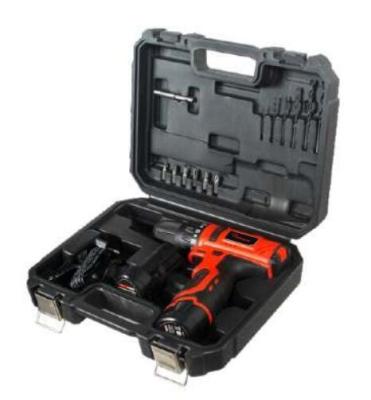 China 14Pcs 12v Cordless Power Drill Set For Home Use 1500mAh Electric Powered Tools Lithium Battery for sale