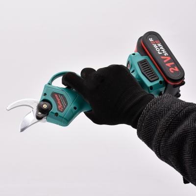 China 35mm Electric Branch Scissors Ratchet 1300mAH Battery Operated Pruning Shears for sale