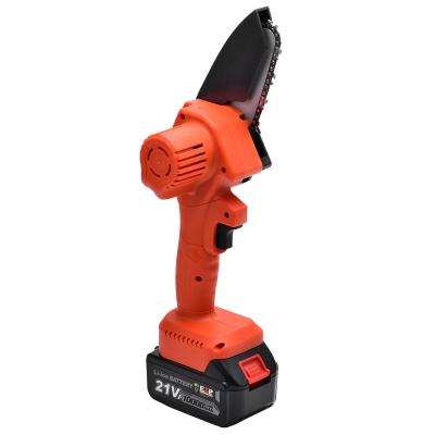 China 1.3AH Battery Powered Hand Chainsaw OEM 5m/s Cordless Hand Saw For Trees for sale