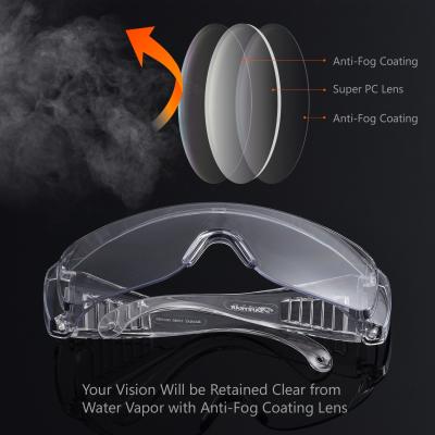 Chine Verres de sûreté médicaux d'anti brouillard d'éraflure de lunettes de verres de sûreté de SAFEYEAR SG035 anti à vendre