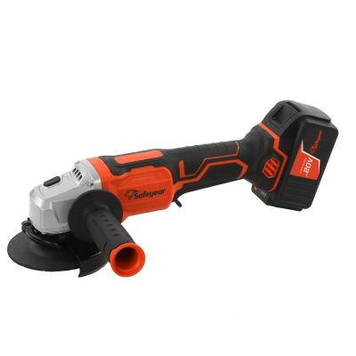 China 20V Four And A Half Inch Angle Grinder Mini Hand Grinder Machine 4000MAH Red Black for sale