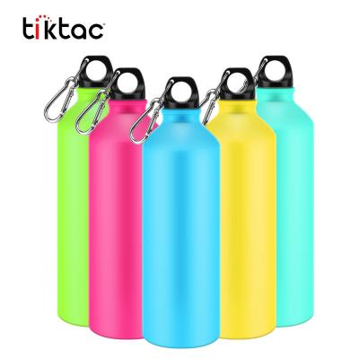 China Cheap sell promotional gifts aluminum outdoor sports bike water bottle with custom logo for sale