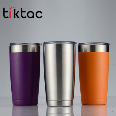 China Hot Sale 20oz Double Wall Stainless Steel Sublimation Insulated Vacuum Tumbler With Custom Logo for sale