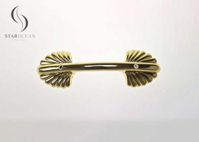 China Gold Shell Shaped Plastic Coffin Handle Popular Product With High Durability P9003 for sale