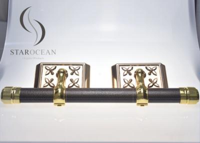 China Acessórios de caixão funerário de acabamento dourado Swing Bar Set Material ABS com barras de aço C à venda