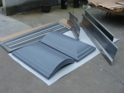 China las piezas KDS001 del ataúd de la hoja del hierro de 1m m montan color de la naturaleza del ataúd del metal en venta