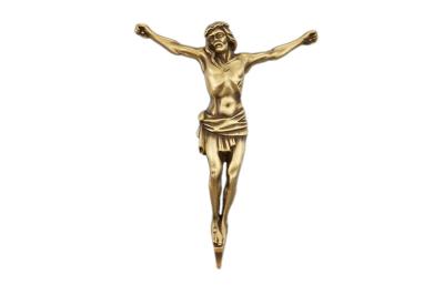 China Christ Tombstone Decoration TD021 In Brass Material 290*220mm Dimension for sale