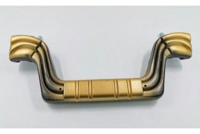 China Steel Wire Reinforced Plastic Coffin Handles In Copper And Gold Color P9020* for sale