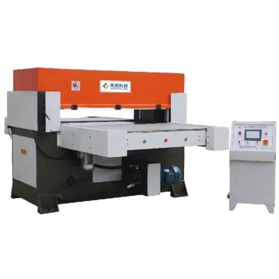 China 100T Automatic Leather Clicker Press Die Cutting Machine with Max. Cutting Force for sale
