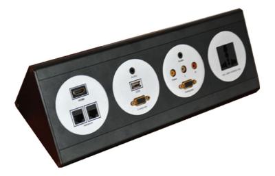 China Multimedia Wall Plate Hotel Socket , GB Power Plugs AV Connection Box for sale