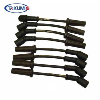 China Low Resistivity Spark Plug Cables Black PBT Material Fit CAMRY 90919-15457 for sale