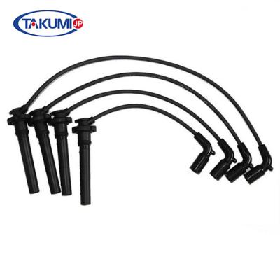 China High Voltage Spark Plug Cables Set , Mazda Silicone Spark Plug Leads 100% Tested for sale