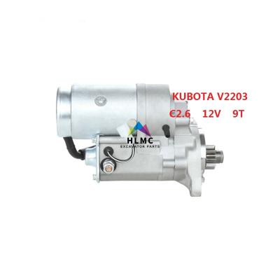 Chine Excavatrice Starter Motor de Kubota 1542563013 1665263012 1749063011 à vendre