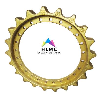 China PC60 Drive Wheel Komatsu PC60-6 Sprocket Drive Tooth Excavator Parts Suitable 21 Teeth 12 Holes for sale