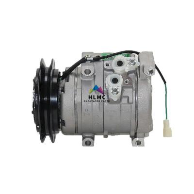 China Sany 215/365/235-8-9 Excavator Air Conditioning Compressor 24V Engineering Car Cold Air Pump for sale