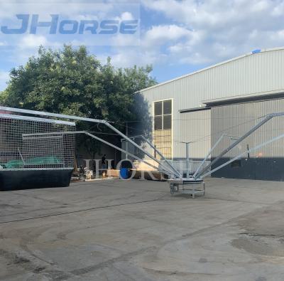China Hot-dip Galvanizing Steel Arms Customized Horse Walker for 4 to 10 Horses OD 10m/16m/20m for sale