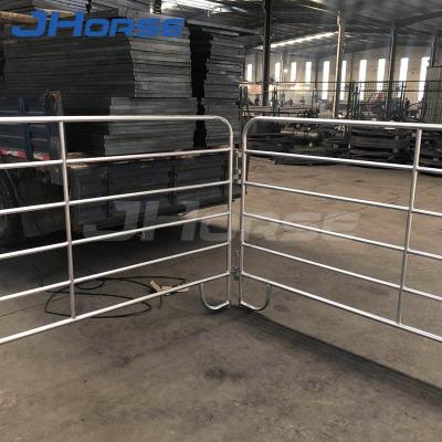 China Optional Standard High Bearing Full Welded Iron Metal Guard Ranch Panels Horse Fence for sale