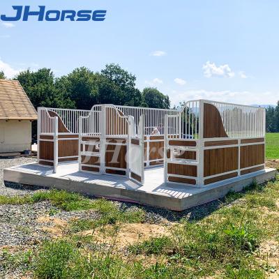 China Farm Mobile Cheap Portable Metal Design Horse Box Stable Fronts Stall For Sale for sale