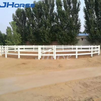 China White PVC Privacy Fence Vinyl Fence Panels Outdoor PVC Coated Horse Fence for Farm for sale