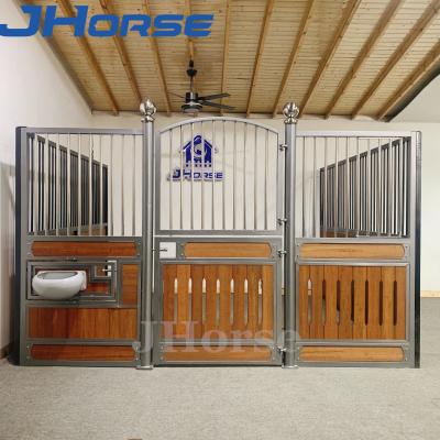 China High Quality Horse Equipment Bamboo Horse Stable Stall Front Panels for Farm for sale