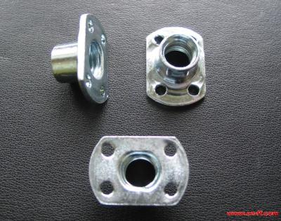 China Steel Flange Sheet Metal Stamping Parts With Zinc Plating Finish for sale