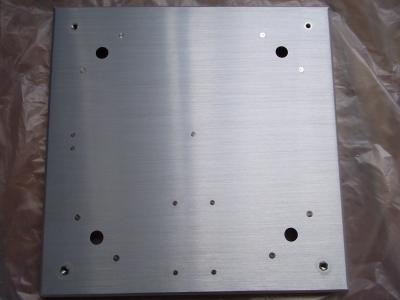 China Custom Steel Enclosures Stainless Sheet Metal Fabrication Brushing for sale