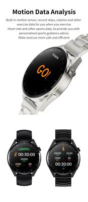 China Des Bildschirm- drahtlose Aufladung Sport-intelligente Armband-TS33 Smartwatch mit BT-Anruf zu verkaufen