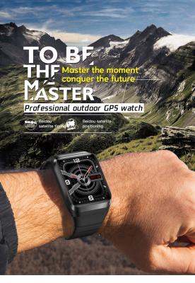 China prenda impermeable elegante profunda de la pulsera Ip67 del reloj IP68 del 128M Outdoor GPS en venta