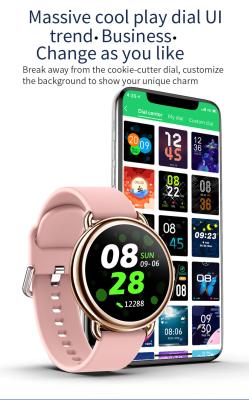 China Relógio de pulso de carregamento do à prova de água do rádio da chamada de Smartwatch BT da monitoração de saúde do círculo L13 à venda