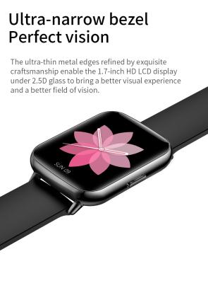 China L12 Ultra Thin Digital Watch 1.69 Inch HD Big Touch Screen Watch for sale