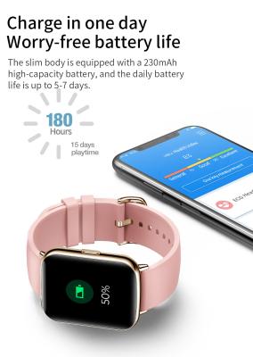 China L12 Ultra Thin Body Smartwatch SOS BT Call Blood Glucose Monitor Watch for sale