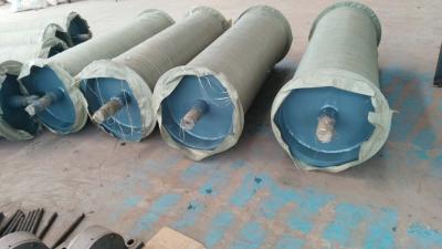 Китай покрынный резиной стальной ролик барабанчика ленточного транспортера продается