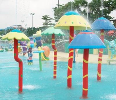 China Equipo modificado para requisitos particulares de la aguamarina de la seta del espray de la fibra de vidrio de Waterpark para los juegos de los niños en venta