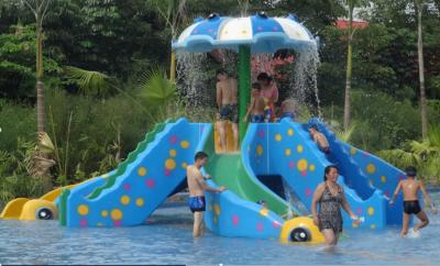 China Interactive Kids and Adult Fiberglass Slides Swimming Pool Play Equipment for sale