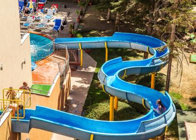 China Hotel Resort Water Park Slide Fiberglass Water slide Aqua Theme Park Equipment for sale