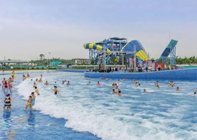 China Interactive Water Park Wave Pool , Amusement Park Tsunami Wave Pool for sale