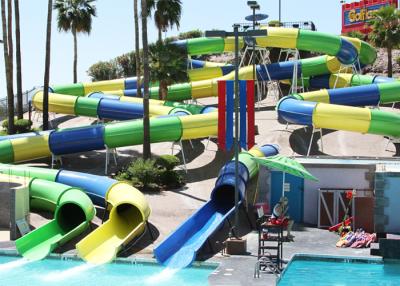 China Huge Fiberglass Water Slide Adults Swimming Pools Extreme Games Slide for sale