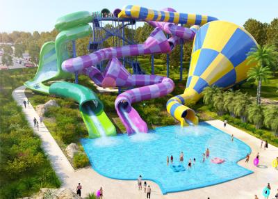 China Adult Spiral Swimming Pool Slide for sale